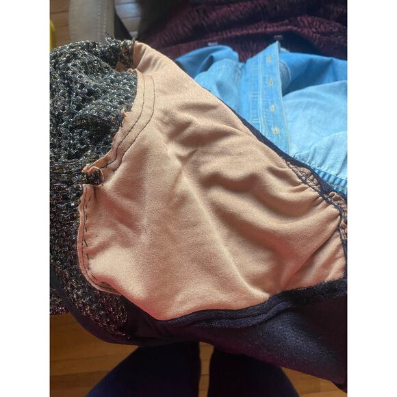 Size XS-S//70s Vintage Velvet Wide Leg Jumpsuit - Picture 7 of 7